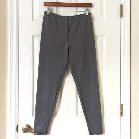 Speedo 90's Vintage Classic High Waisted Body Contouring Soft Leggings Gray XL - Picture 1 of 12
